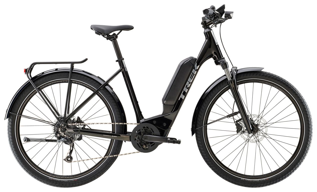 Trek Allant+ 5 Lowstep elcykel med Bosch motor - Kibæk Cykler