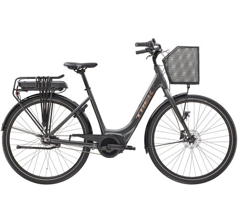 Trek District+ 1C Lowstep elcykel med Boschmotor - Kibæk Cykler