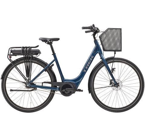 Trek District+ 1C Lowstep elcykel med Boschmotor - Kibæk Cykler