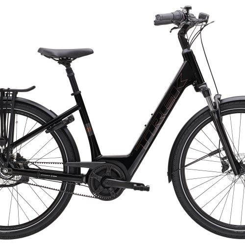Trek District+ 2 Belt Lowstep - elcykel med Bosch motor og remtræk - Kibæk Cykler