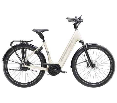 Trek District+ 5 Lowstep luksus elcykel med Bosch og automatgear - Kibæk Cykler