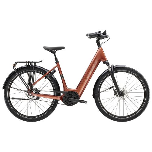 Trek District+ 4 Lowstep luksus elcykel med Bosch motor - Kibæk Cykler