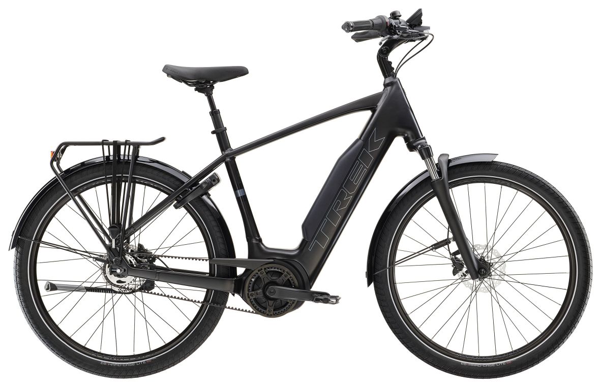 Trek District+ 4 herre elcykel med stærk Bosch motor - Kibæk Cykler