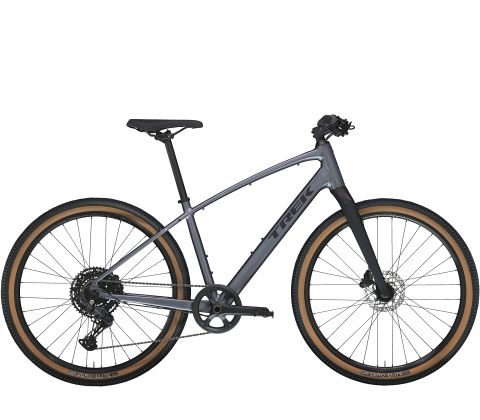 Trek Dual Sport 3 Gen 5 hybrid cykel og citybike - Galactic Grey - Kibæk Cykler