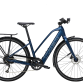 Trek FX+ 2 sporty elcykel til dame - lav vægt - Satin Mulsanne Blue - Kibæk Cykler