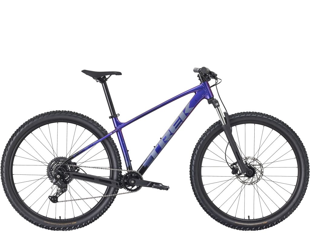 Trek Marlin 4 Gen 3 - god og billig mountainbike til drenge og piger - Purple Flip/Black Fade - Kibæk Cykler