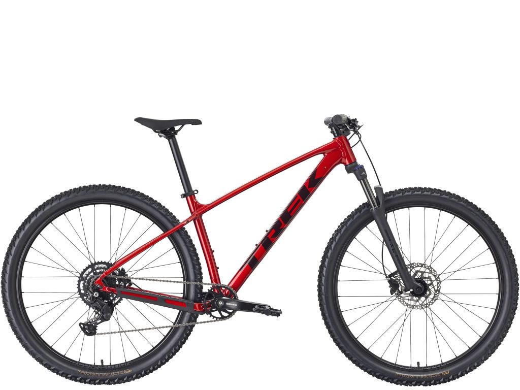 Trek Marlin 5 Gen 3 mountainbike til dreng og pige - 1x9 gear - Fury Red - Kibæk Cykler