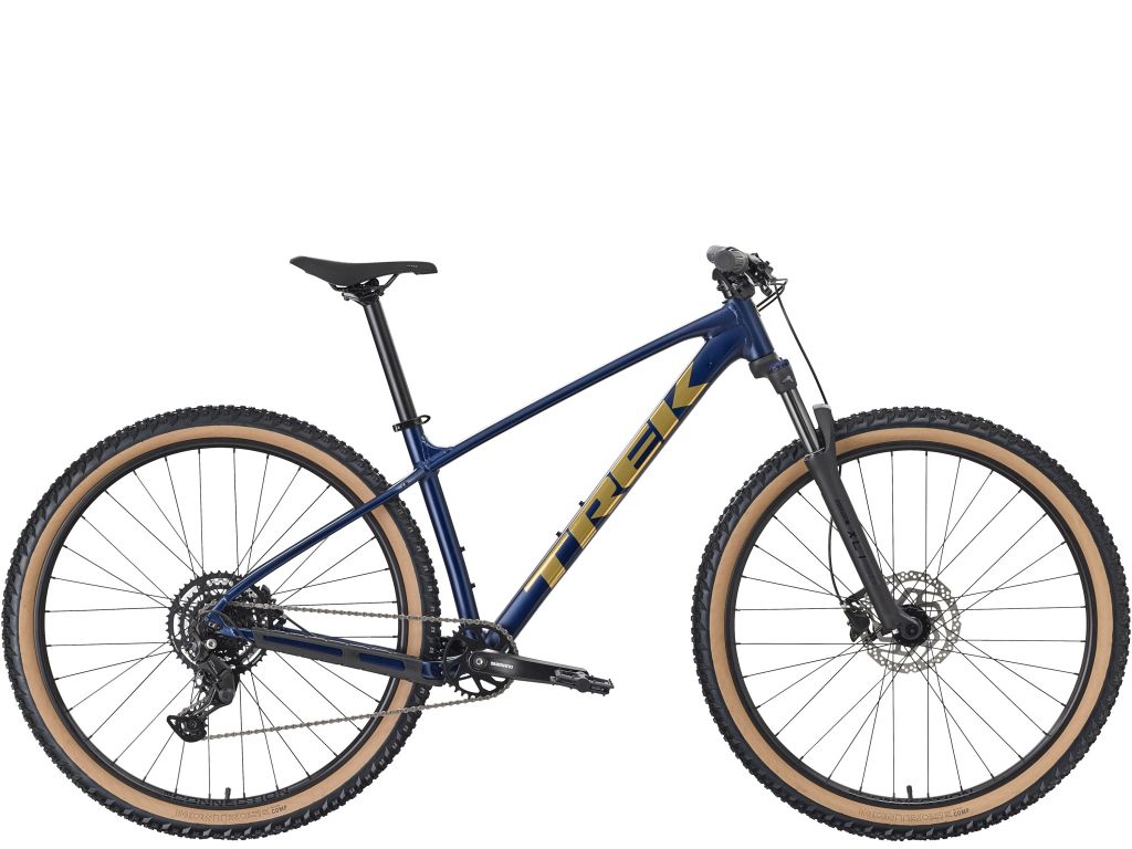 Trek Marlin 5 Gen 3 mountainbike til dreng og pige - 1x9 gear - Mulsanne Blue - Kibæk Cykler