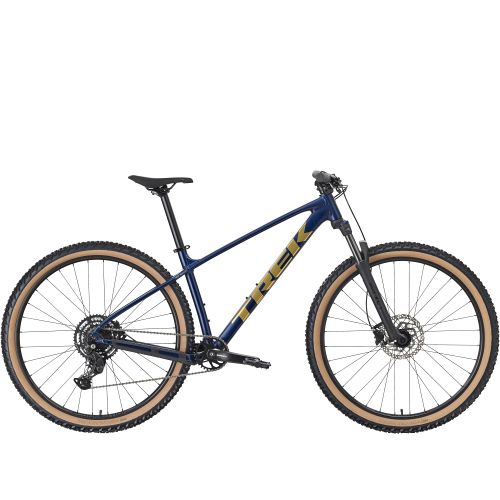 Trek Marlin 5 Gen 3 mountainbike til dreng og pige - 1x9 gear - Mulsanne Blue - Kibæk Cykler