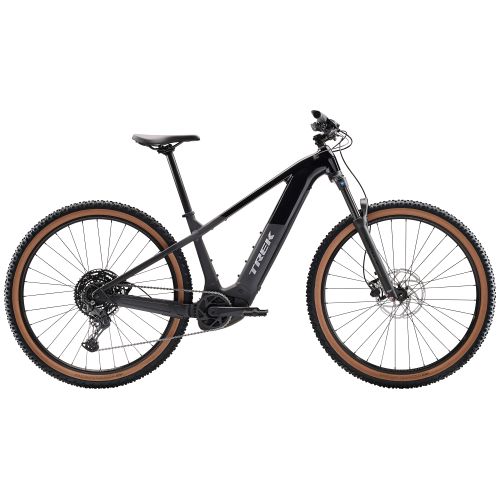 Trek Powerfly+ 4 Gen 5 hardtail el-mountainbike - Gloss Dark Star/Matte Dark Web - Kibæk Cykler