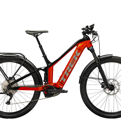 Trek Powerfly FS 4 Equipped Gen 3 el-mountainbike - Lava/ Trek Black - Kibæk Cykler