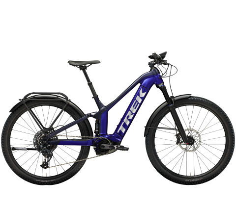 Trek Powerfly FS 9 Equipped Gen 3 el mountainbike - Hex Blue/Deep Dark Blue -Kibæk Cykler