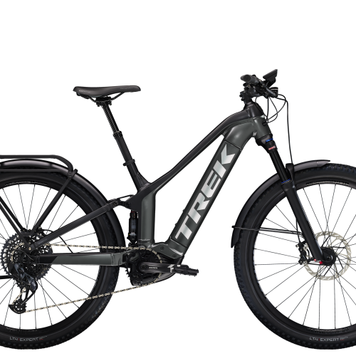 Trek Powerfly FS 9 Equipped Gen 3 el mountainbike - Satin Lithium Grey/Trek Black - Kibæk Cykler