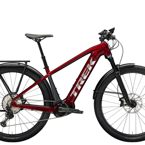 Trek Powerfly Sport 7 Equipped Gen 3 el-mountainbike - Crimson/Lithium Grey - Kibæk Cykler