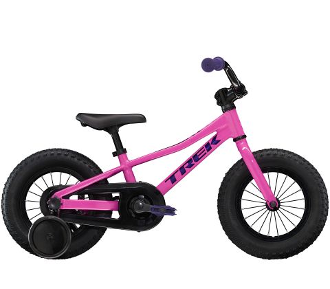 Trek Precaliber 12 - pink - børnecykel til 3 år - Kibæk Cykler