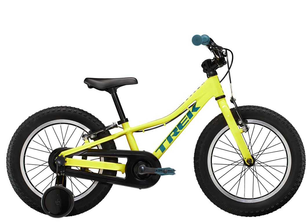 Trek Precaliber 16 - grøn - børnecykel - 4-5 år - Kibæk Cykler
