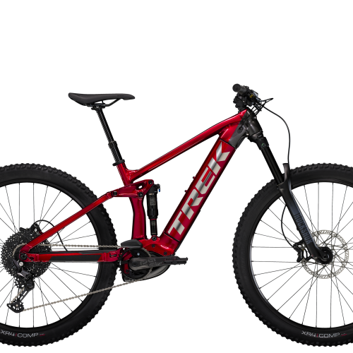 Trek Rail 5 W Gen 3 el mountainbike med stort batteri - Rage Red - Kibæk Cykler