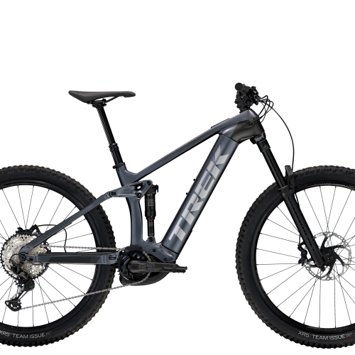 Trek Rail 9.7 Gen 4 carbon E-MTB med Bosch motor - Galactic Grey - Kibæk Cykler