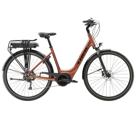 Trek Verve+ 1 Lowstep elcykel med Bosch motor - Penny Flake - Kibæk Cykler