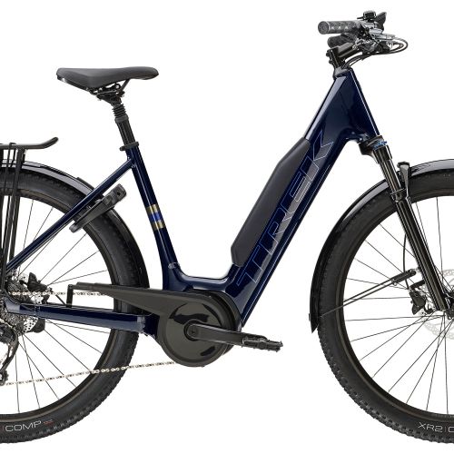 Trek Verve+ 4 Lowstep luksus elcykel med Bosch motor - Kibæk Cykler