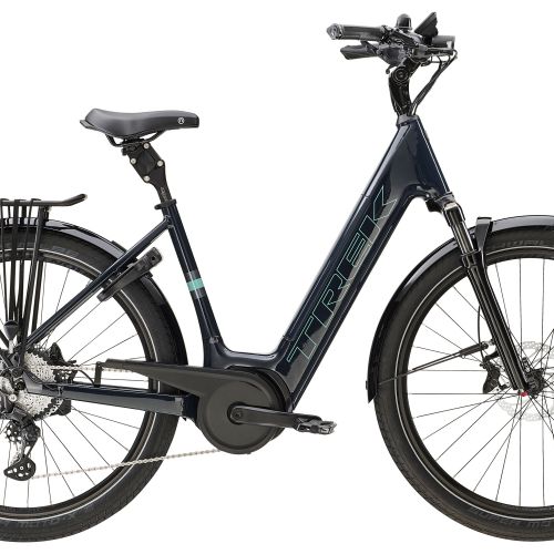 Trek Verve+ 5 Lowstep elcykel med Bosch motor - Kibæk Cykler