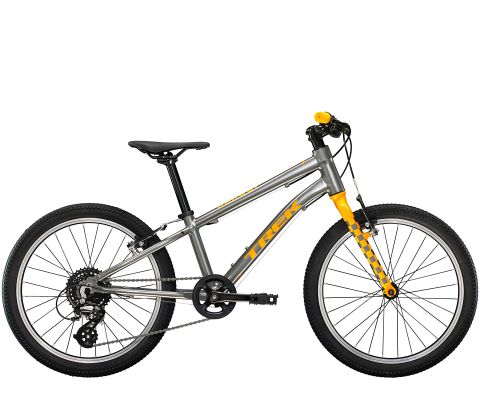Trek Wahoo 20 - grå - letvægts børnecykel - 6-8 år - Kibæk Cykler