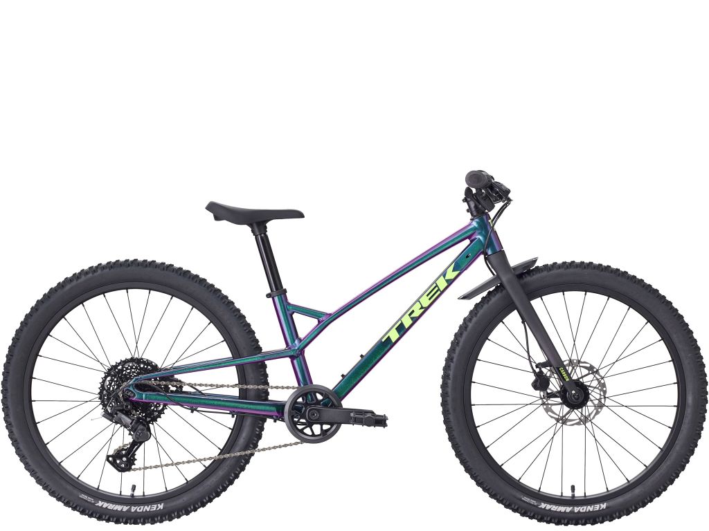 Trek Wahoo 24 Trail - let 24'' børne mountainbike 7-9 år - Emerald Iris - Kibæk Cykler