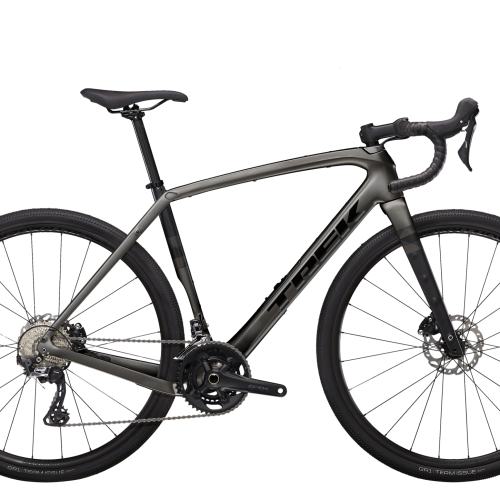 Trek Checkpoint SL 5 carbon gravel bike - Satin Mercury/Satin Carbon Smoke - Kibæk Cykler