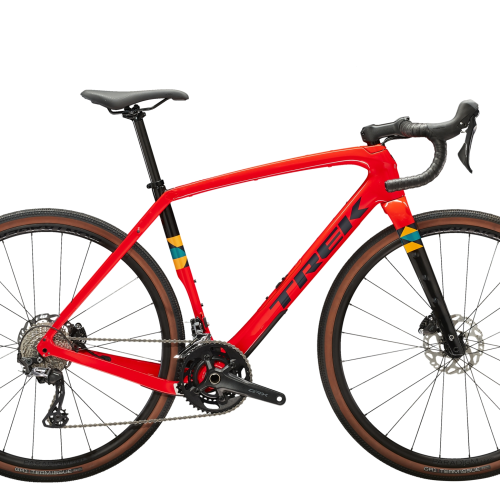 Trek Checkpoint SL 5 carbon gravel bike - Radioactive Red/Nautical Navy - Kibæk Cykler