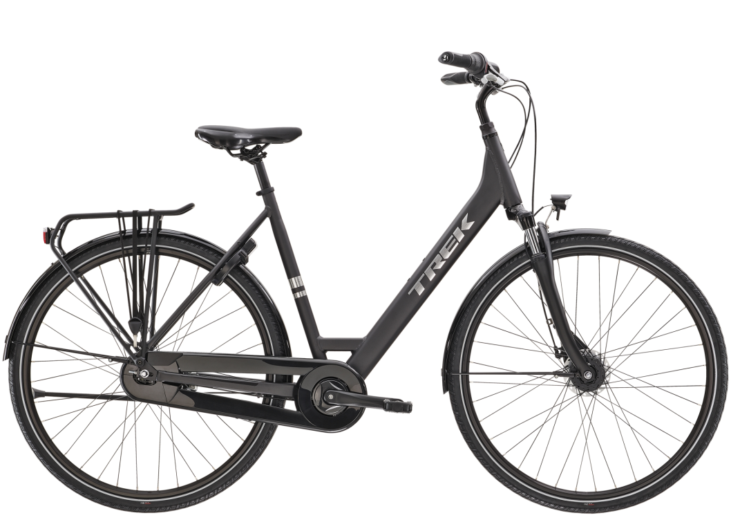 Trek District 1 Equipped Lowstep damecykel til byen - Kibæk Cykler