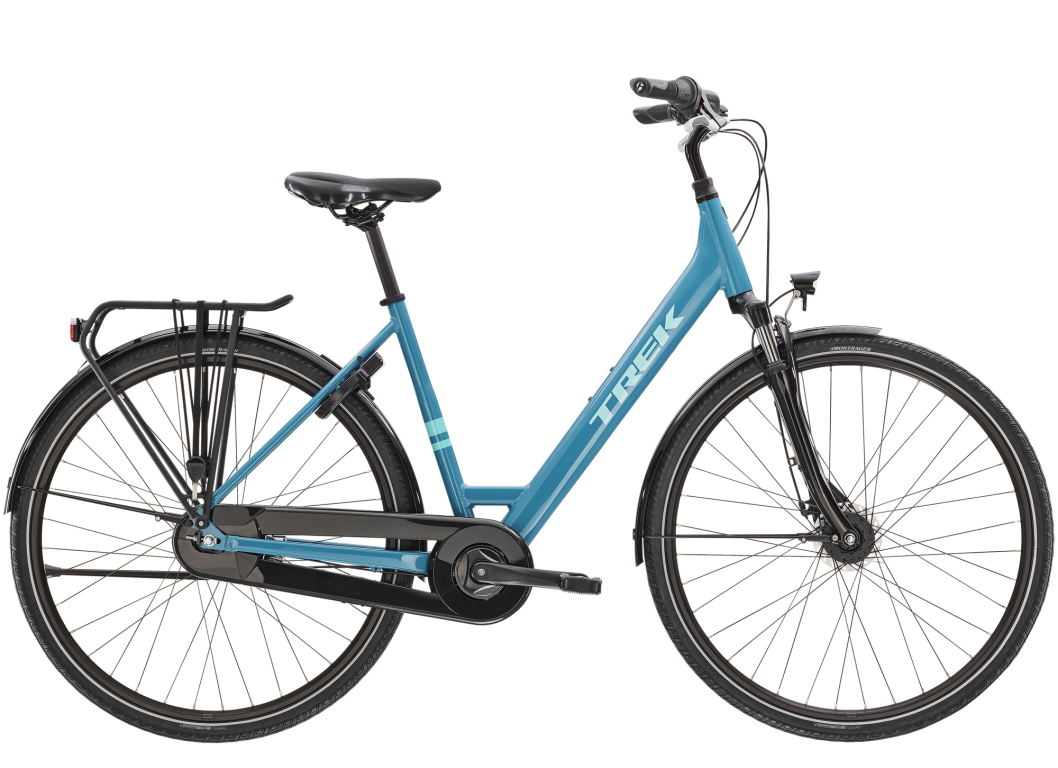 Trek District 1 Equipped Lowstep damecykel til byen - Kibæk Cykler