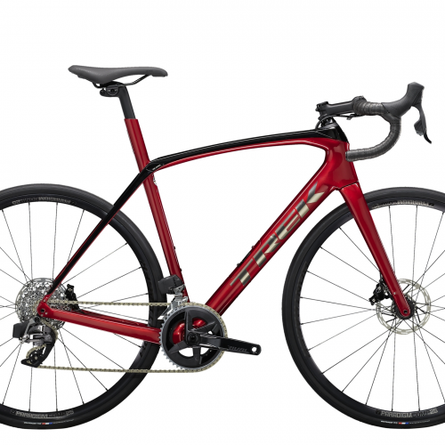 Trek Domane SL 6 eTap - Crimson/Trek Black - Kibæk Cykler
