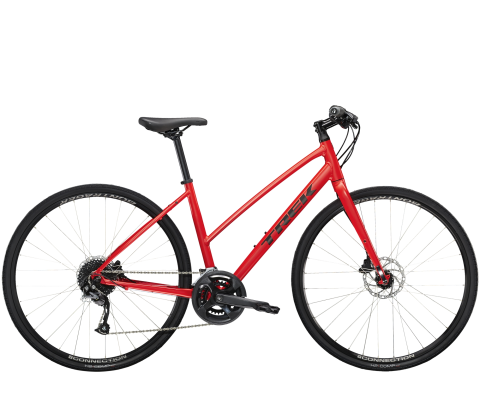 Trek FX 2 Disc Stagger - let og hurtig citybike - Kibæk Cykler