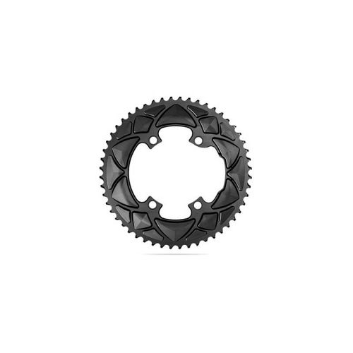 Absolute Black 36T klinge til Shimano racer kranksæt 4-bolt asymetrisk BCD-110 mm - Kibæk Cykler
