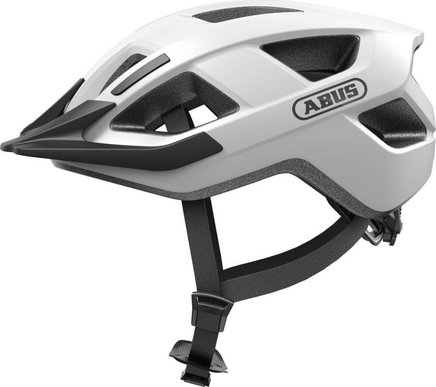 Abus Aduro 3.0 cykelhjelm - hvid - Polar White - Kibæk Cykler