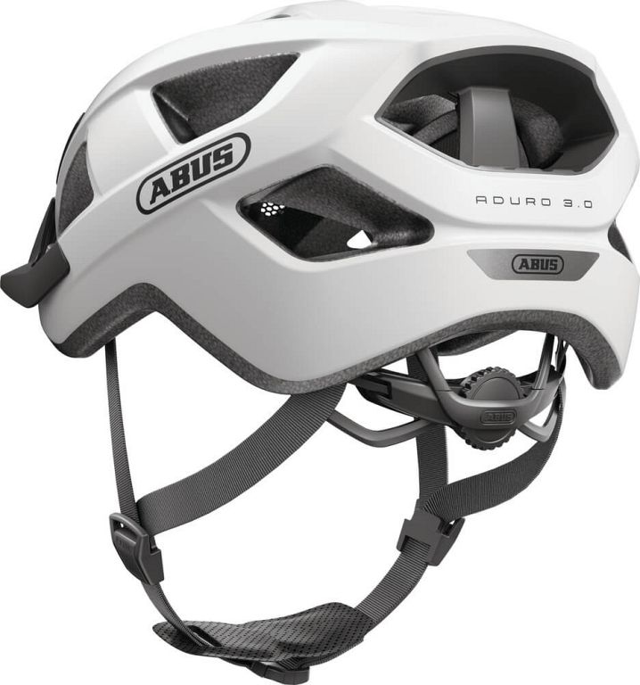 Abus Aduro 3.0 cykelhjelm - hvid - Polar White - Kibæk Cykler