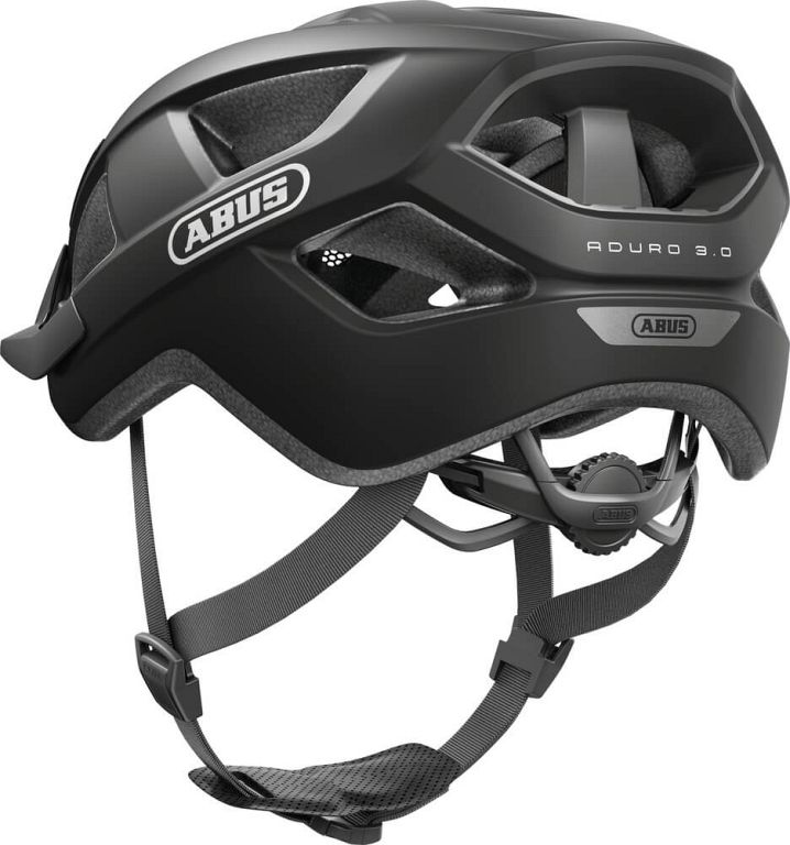 Abus Aduro 3.0 cykelhjelm - sort - Velvet Black - Kibæk Cykler