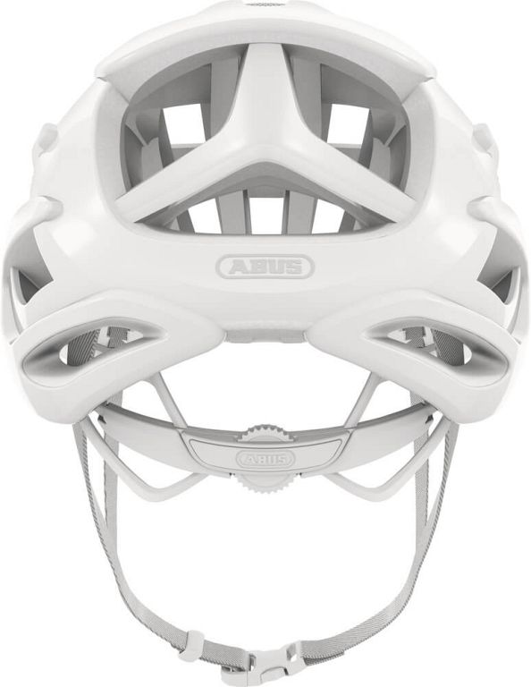 Abus AirBreaker cykelhjelm - Pure White - hvid - Kibæk Cykler