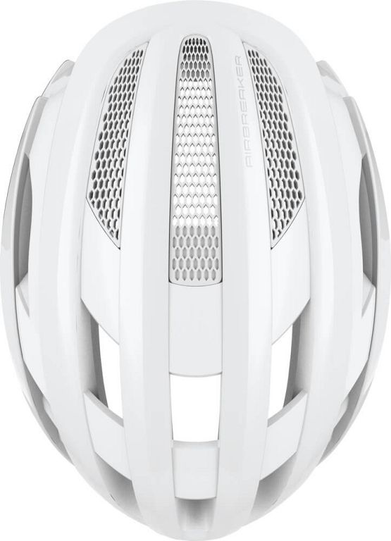 Abus AirBreaker cykelhjelm - Pure White - hvid - Kibæk Cykler