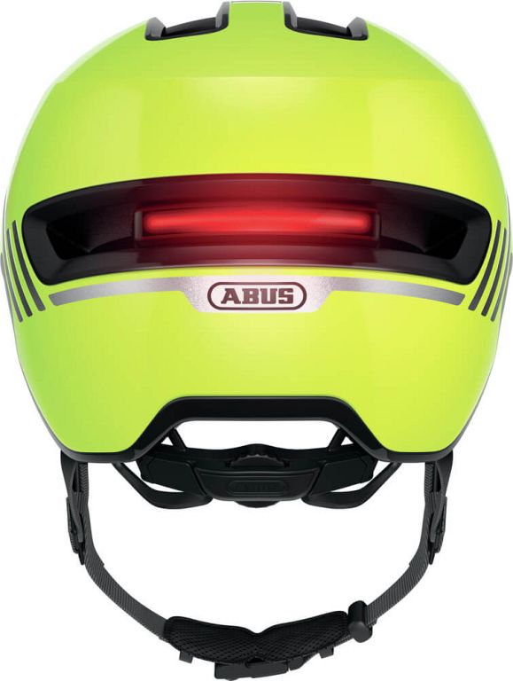 Abus Hud-Y cykelhjelm til elcykel - Signal Yellow - gul - Kibæk Cykler