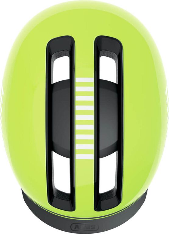 Abus Hud-Y cykelhjelm til elcykel - Signal Yellow - gul - Kibæk Cykler