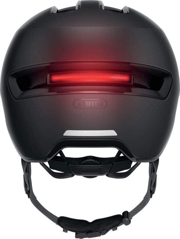 Abus Hud-Y cykelhjelm til elcykel - Velvet Black - Sort - Kibæk Cykler
