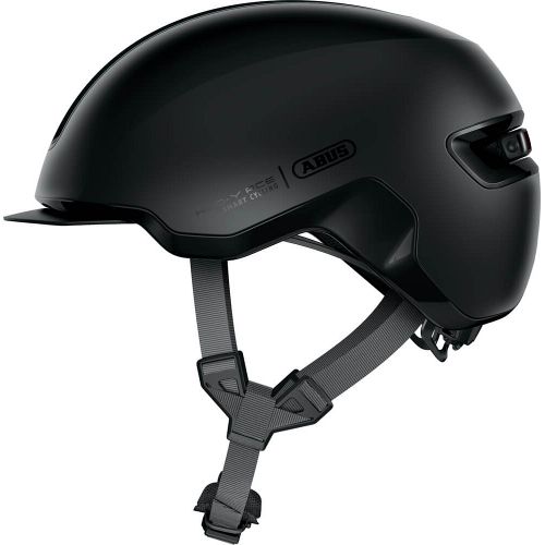 Abus Hud-Y cykelhjelm til elcykel - Velvet Black - Kibæk Cykler