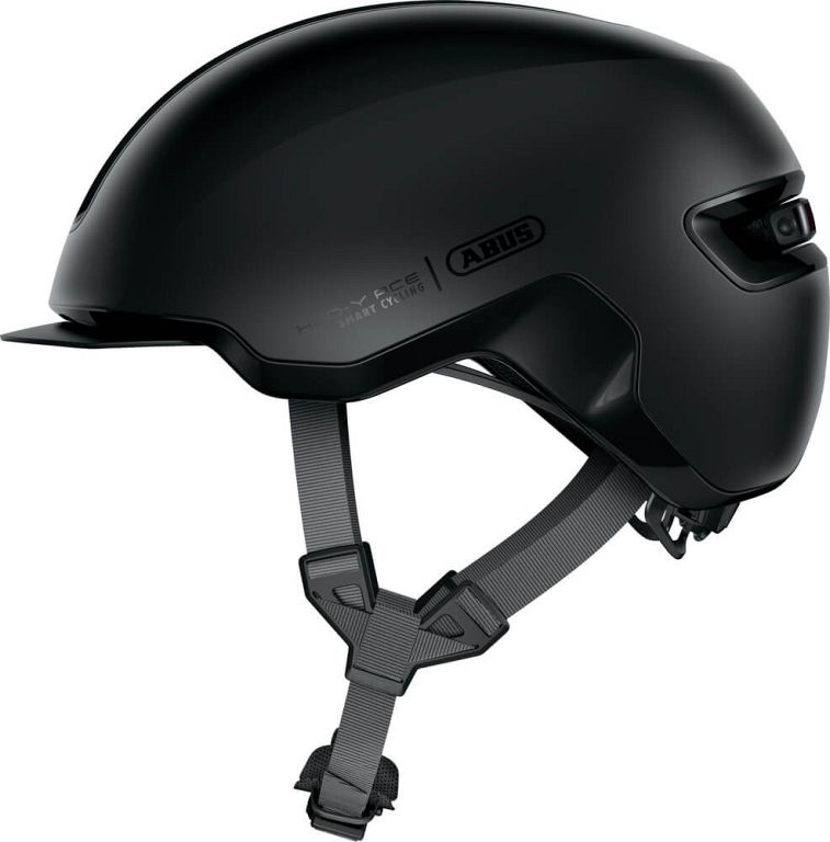 Abus Hud-Y cykelhjelm til elcykel - Velvet Black - Kibæk Cykler