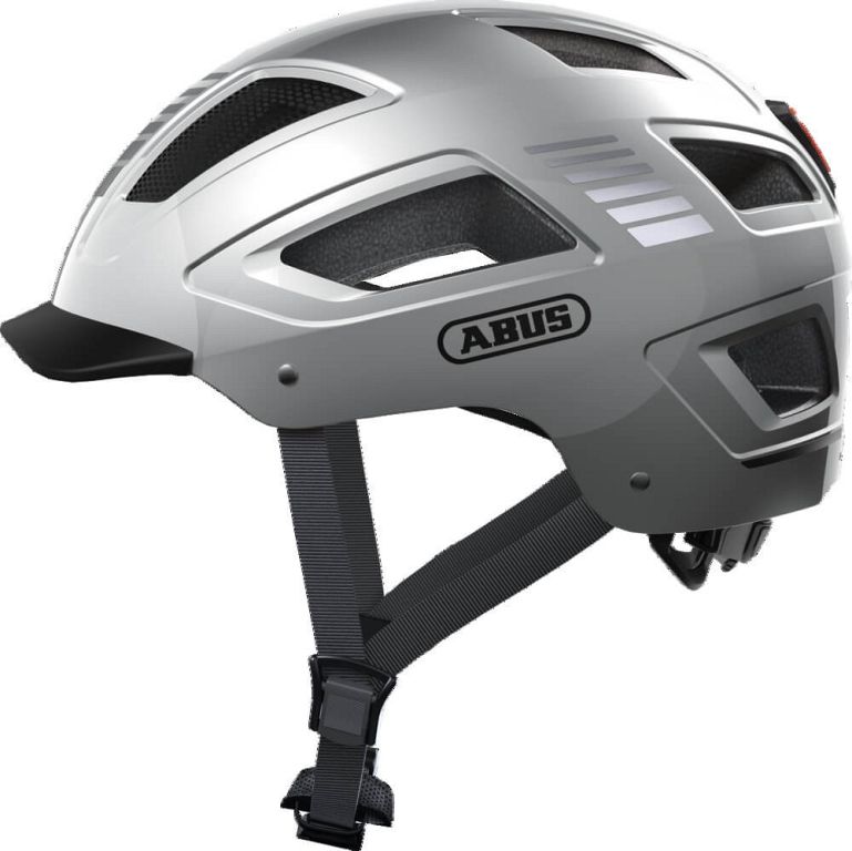 Abus Hyban Signal 2.0 cykelhjelm - Signal Silver