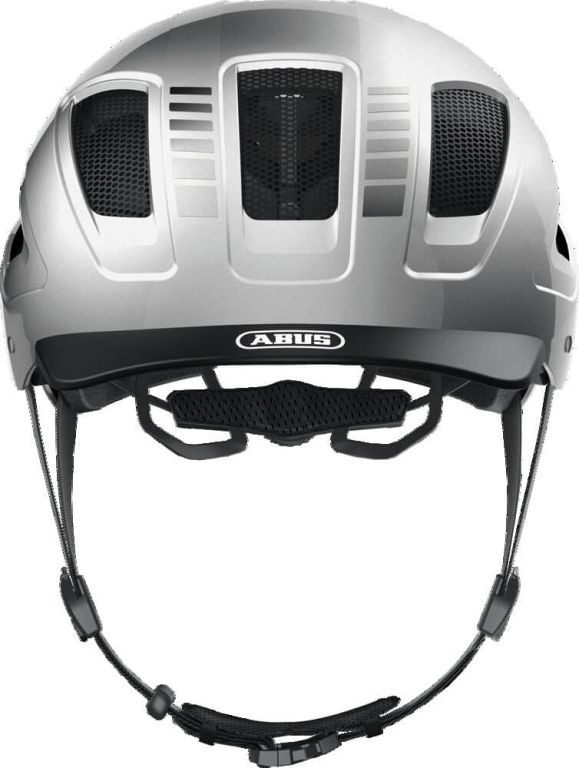 Abus Hyban Signal 2.0 cykelhjelm - Signal Silver