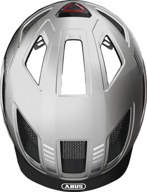 Abus Hyban Signal 2.0 cykelhjelm - Signal Silver