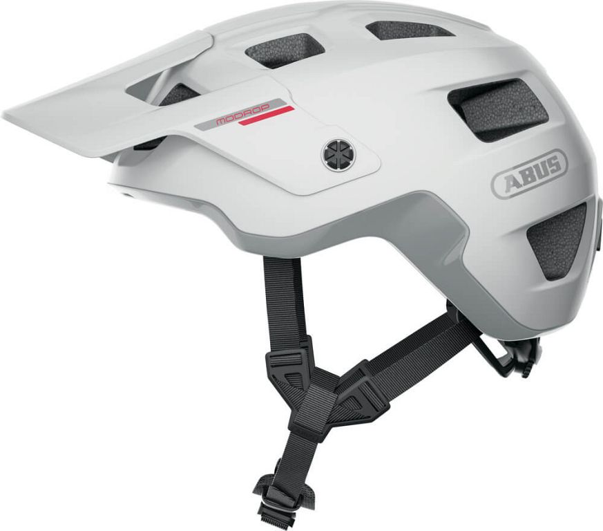 Abus MoDrop MTB cykelhjelm - Polar White - Kibæk Cykler