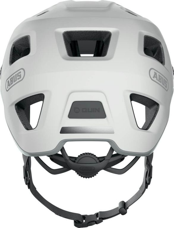 Abus MoDrop cykelhjelm til mountainbike - Polar White - Kibæk Cykler