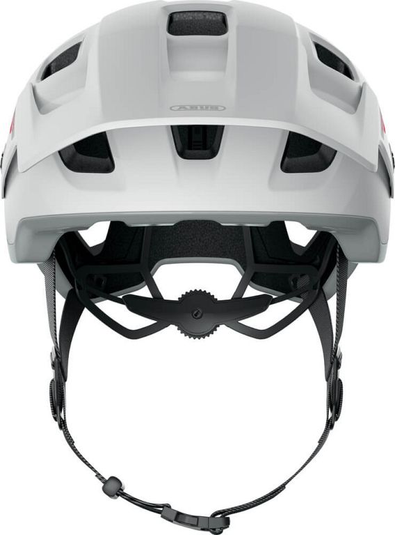 Abus MoDrop cykelhjelm til mountainbike - Polar White - Kibæk Cykler
